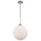 Westinghouse Pendant LED Dimmable 12W Moretti Glassobe, Brushed Nickel Frosted Opal Glass 6119500 - alternate 6